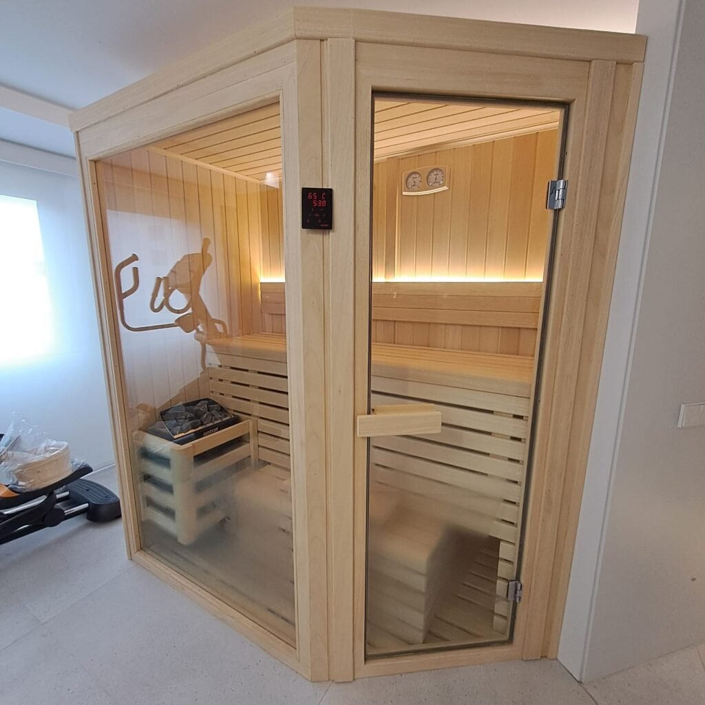 Sauna finlandesa gimnasio